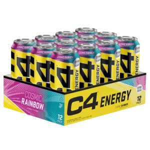 C4 Energy Carbonated Cosmic Rainbow - 12x500ml.