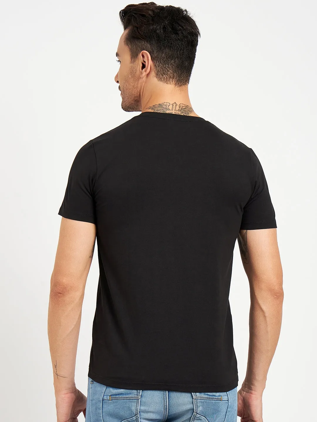 Camla Black T- Shirt For Men