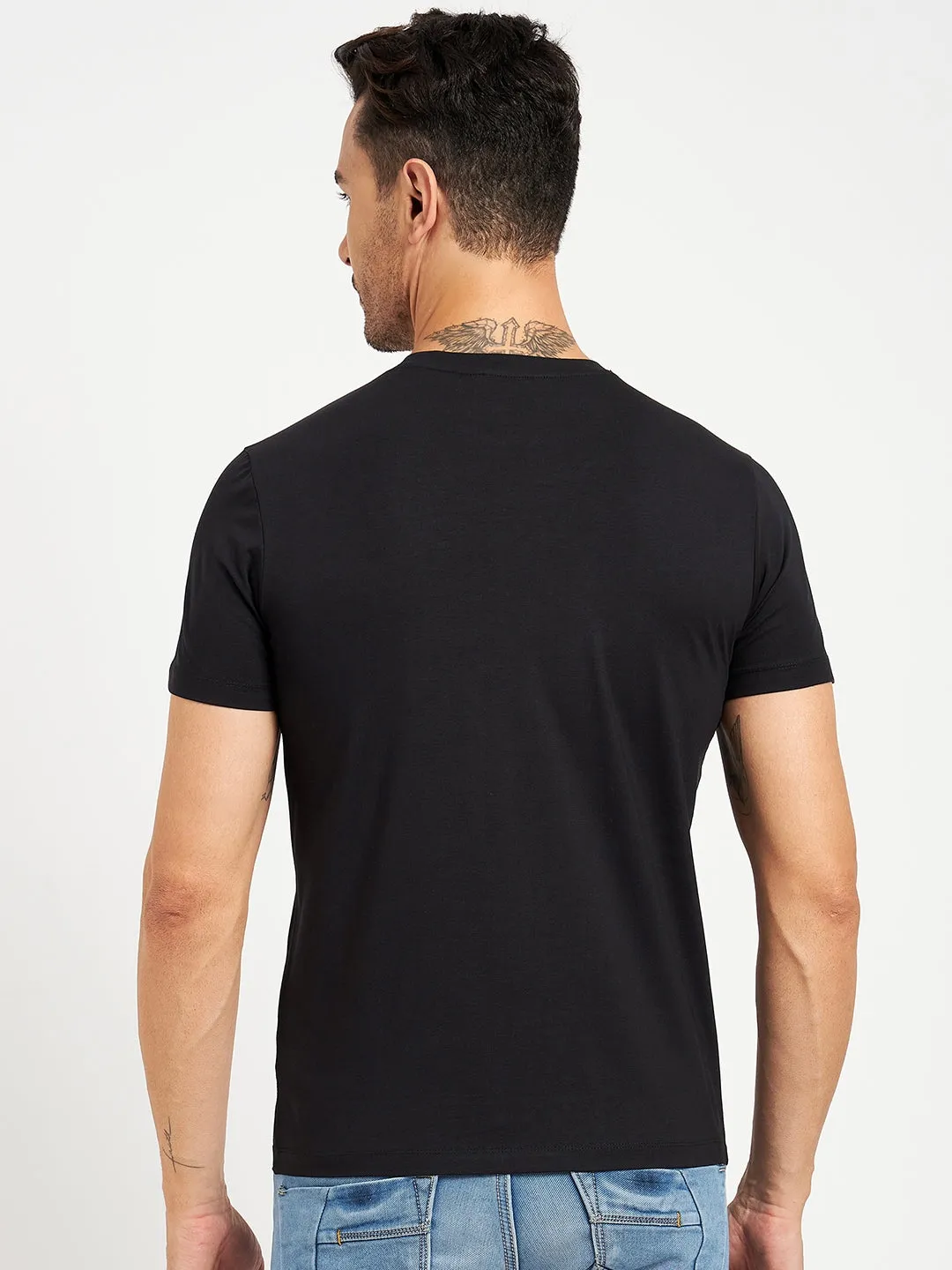 Camla Black T- Shirt For Men