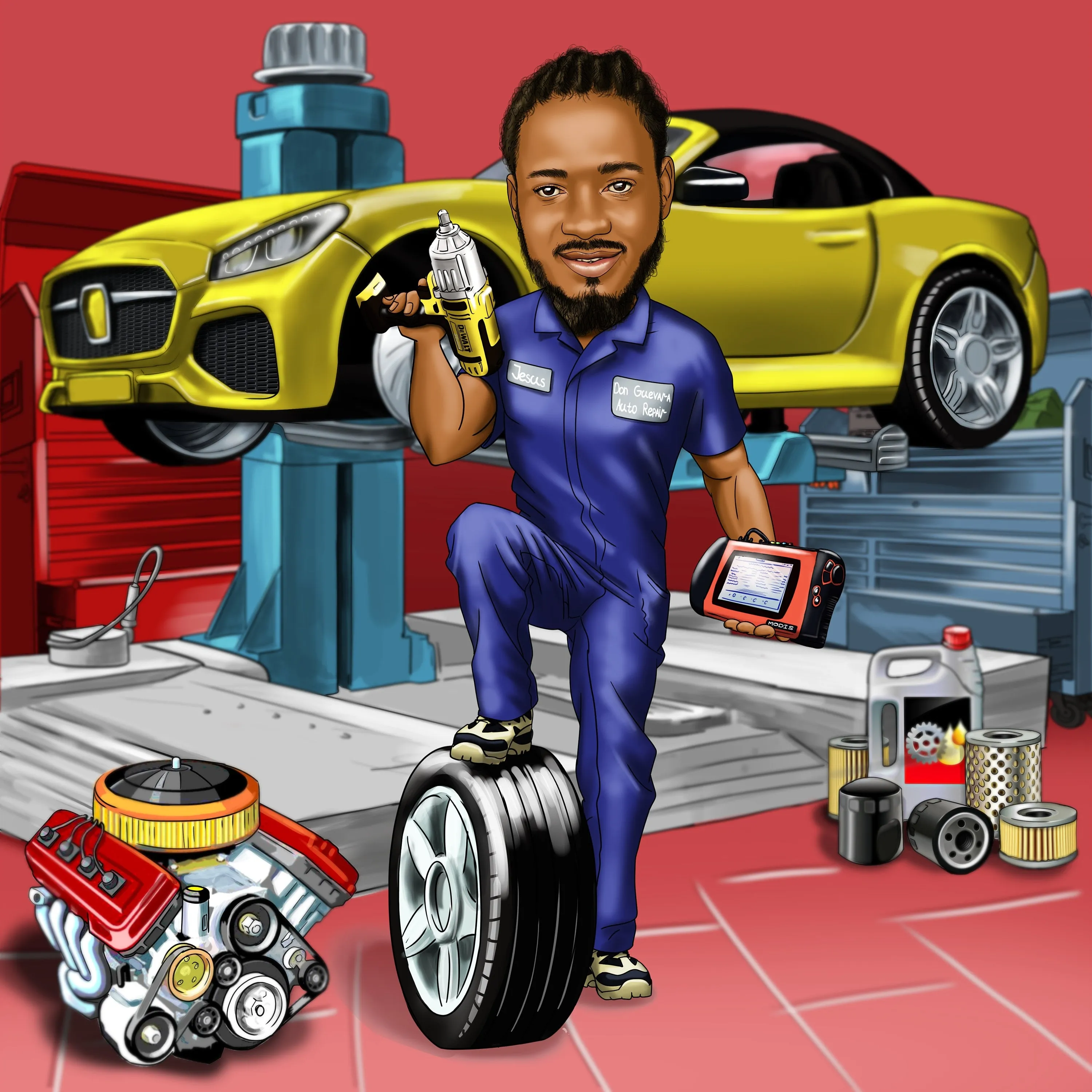 Car Mechanic Logo