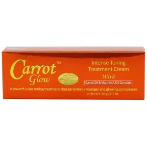 Carrot Glow Intense Toning Treatment Cream with Carrot Oil & Vitamin A,K,E Complex 50g