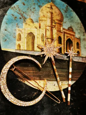 Celestial hairpins