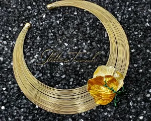Celestial Transition Necklace with Flower Pin