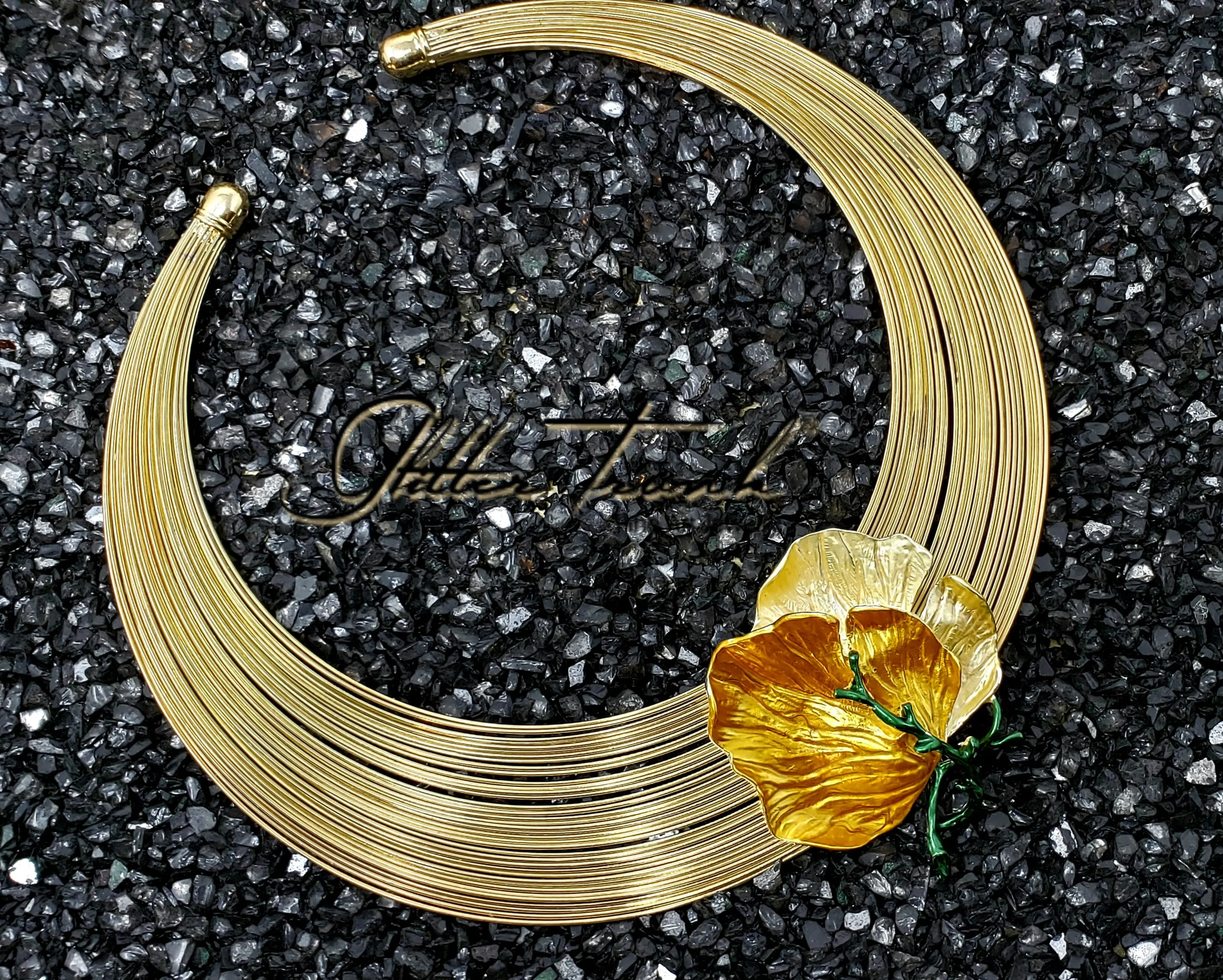 Celestial Transition Necklace with Flower Pin