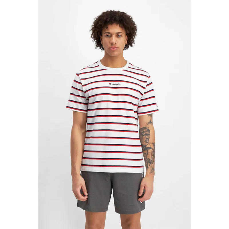 Champion Mens Script Stripe Tee