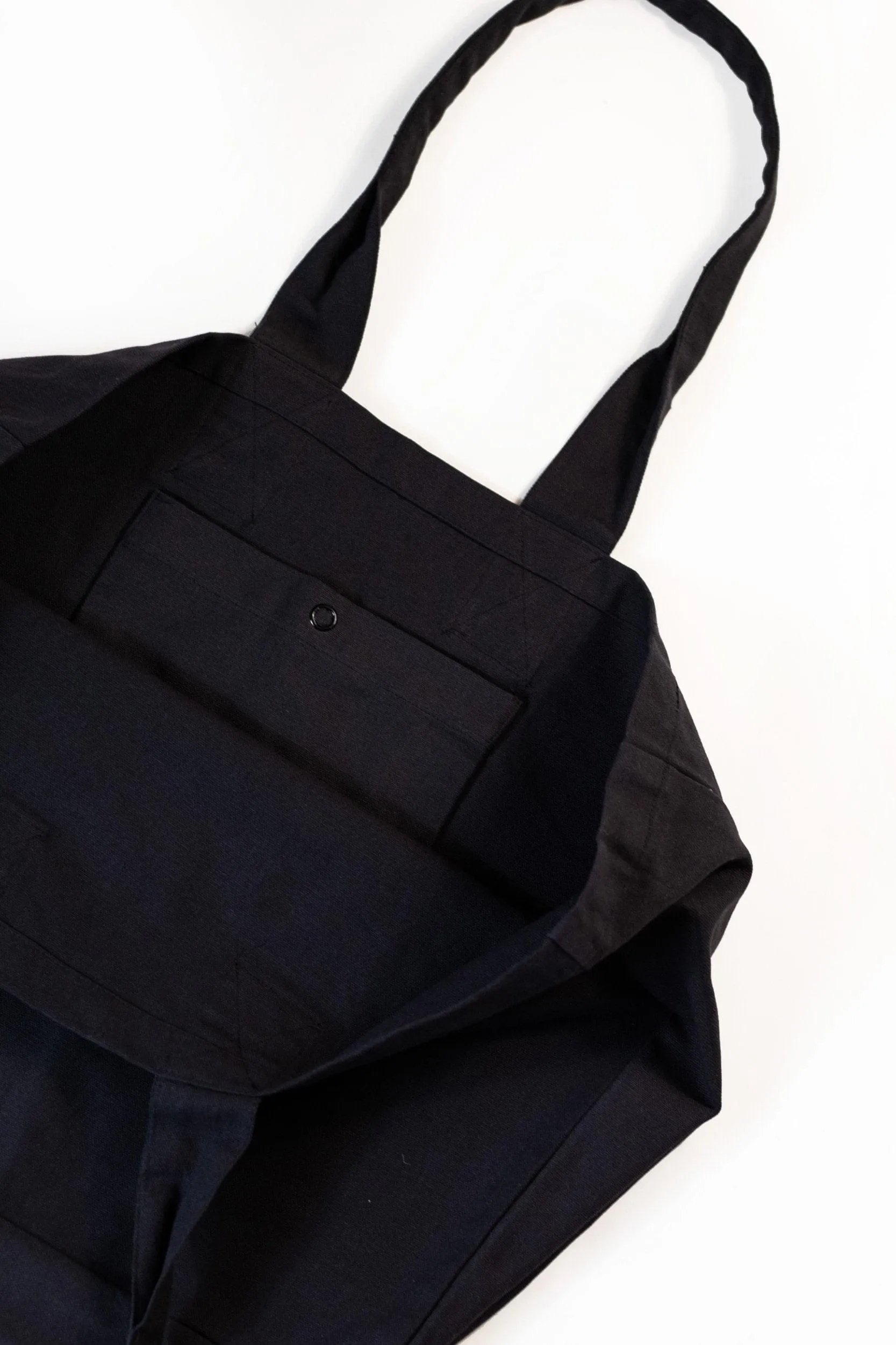 Charcoal 100% Recycled Cotton Everyday Tote - ESTd Logo