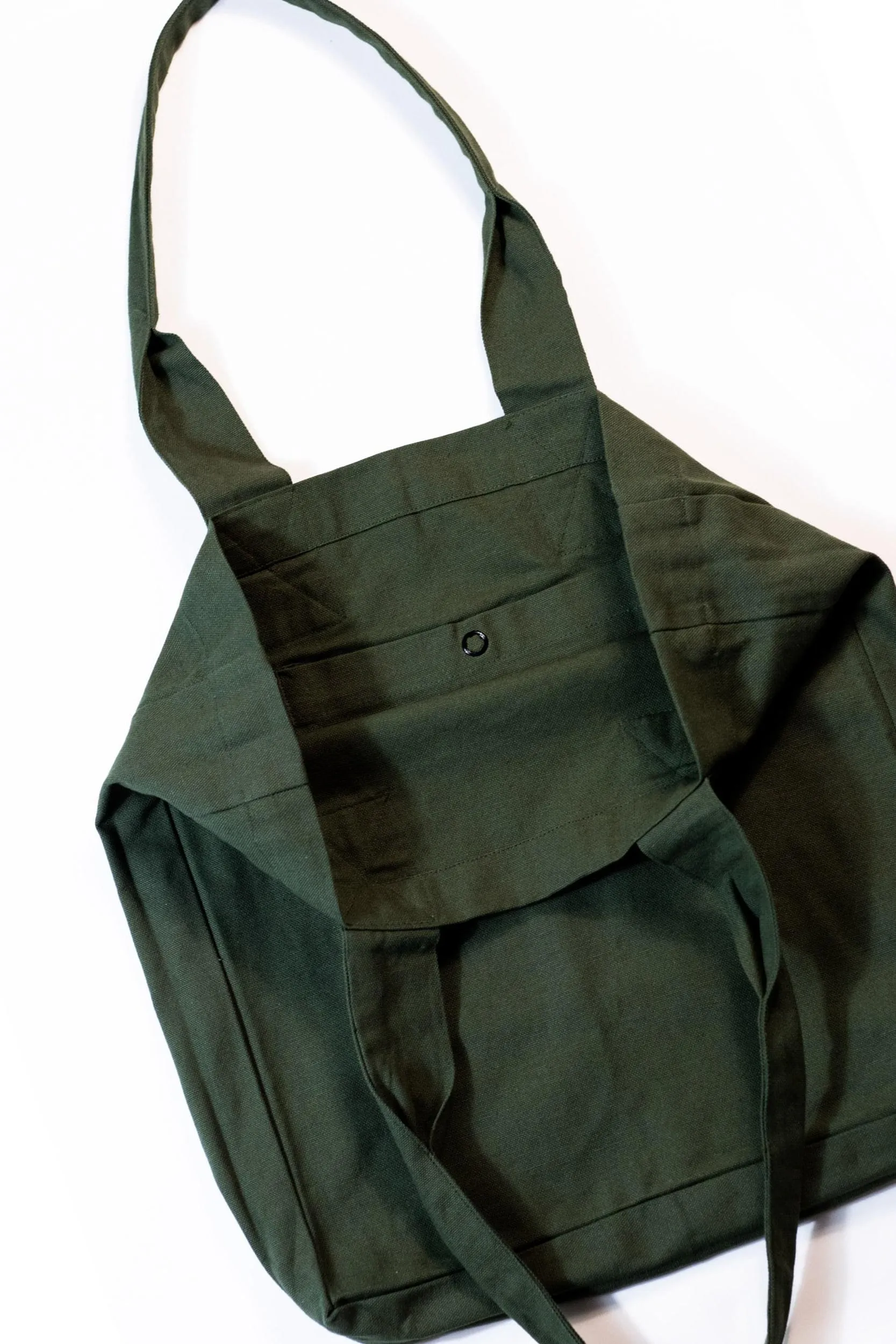 Charcoal 100% Recycled Cotton Market Tote - ESTd Logo