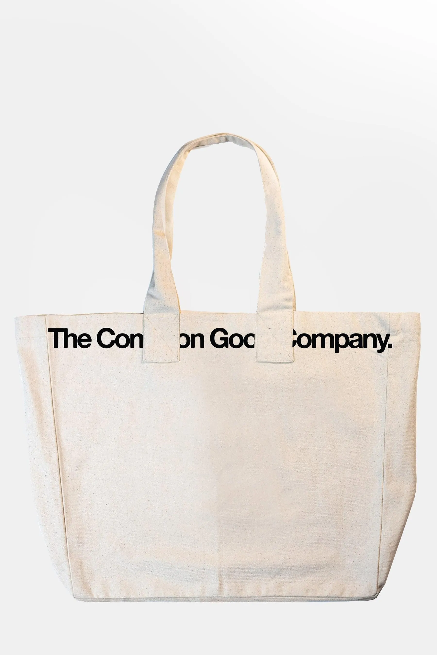 Charcoal 100% Recycled Cotton Market Tote - Longform Logo