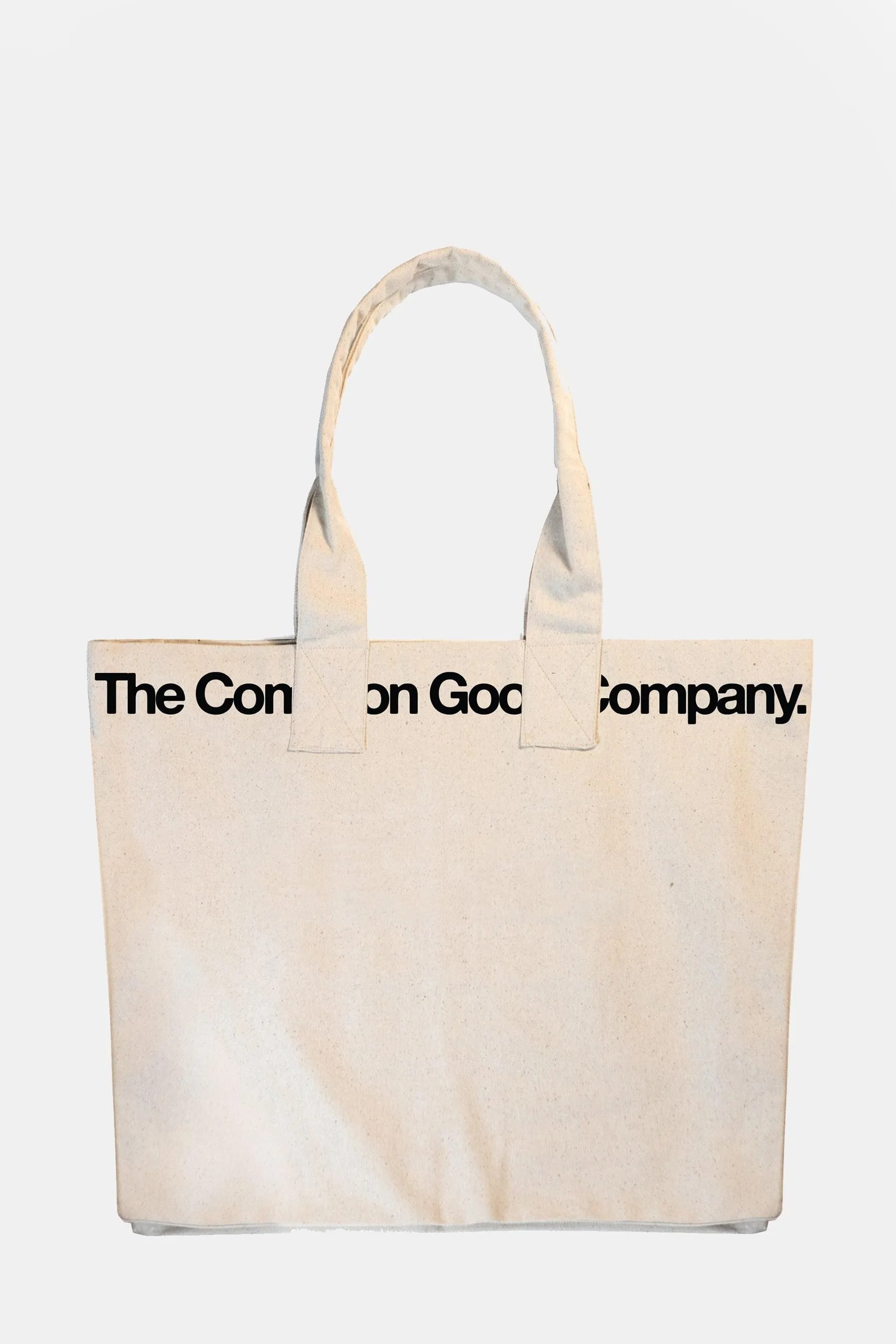 Charcoal 100% Recycled Cotton Market Tote - Longform Logo