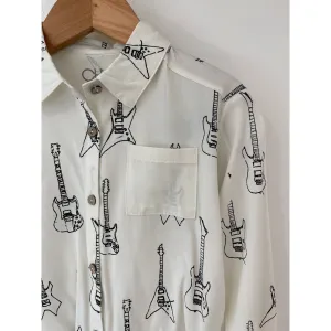 Chaser Kids Coastal Cloth Electric Guitars Button Down Salt