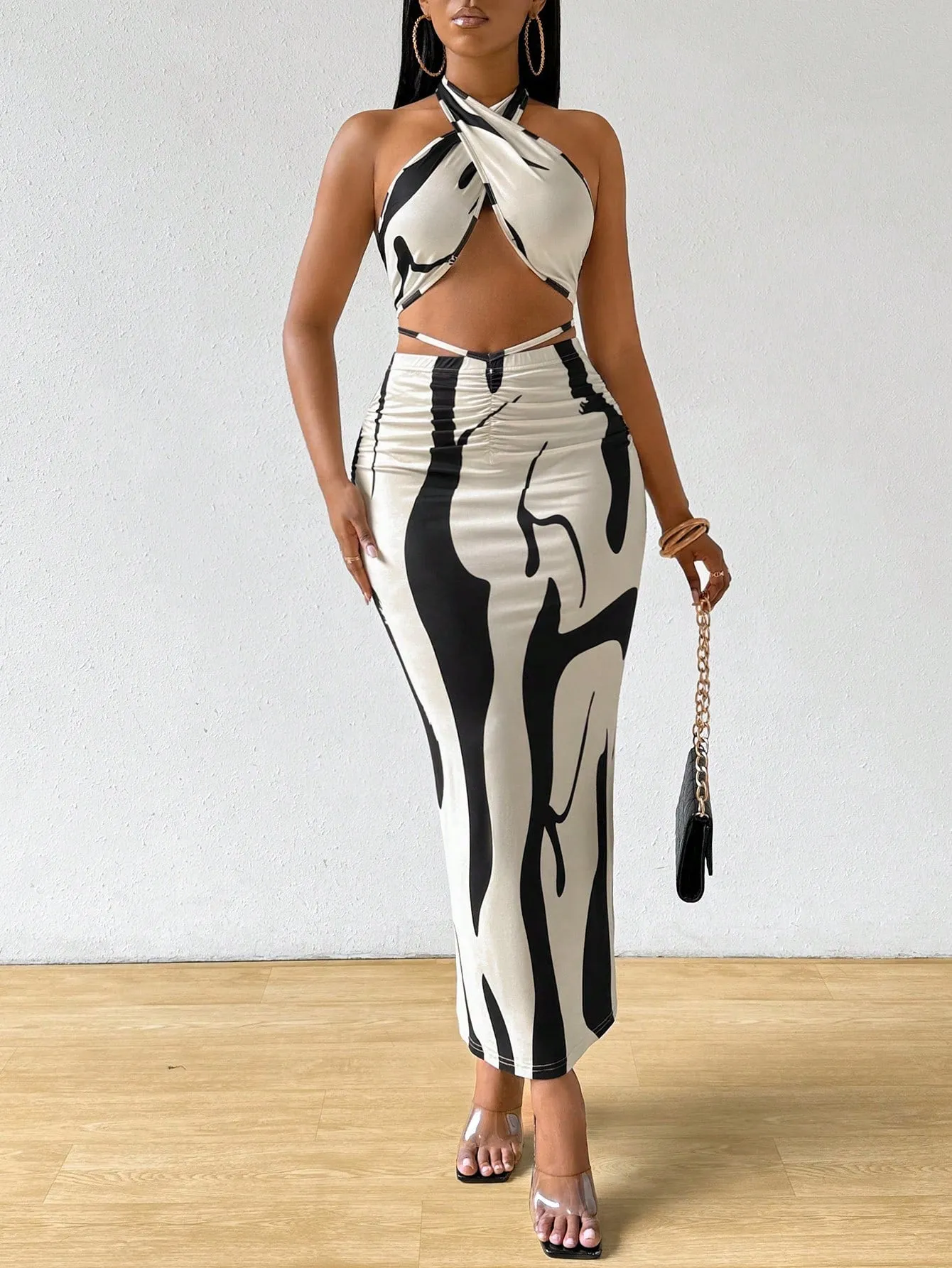 Cherry Vibes Conjunto de dos piezas para mujer en