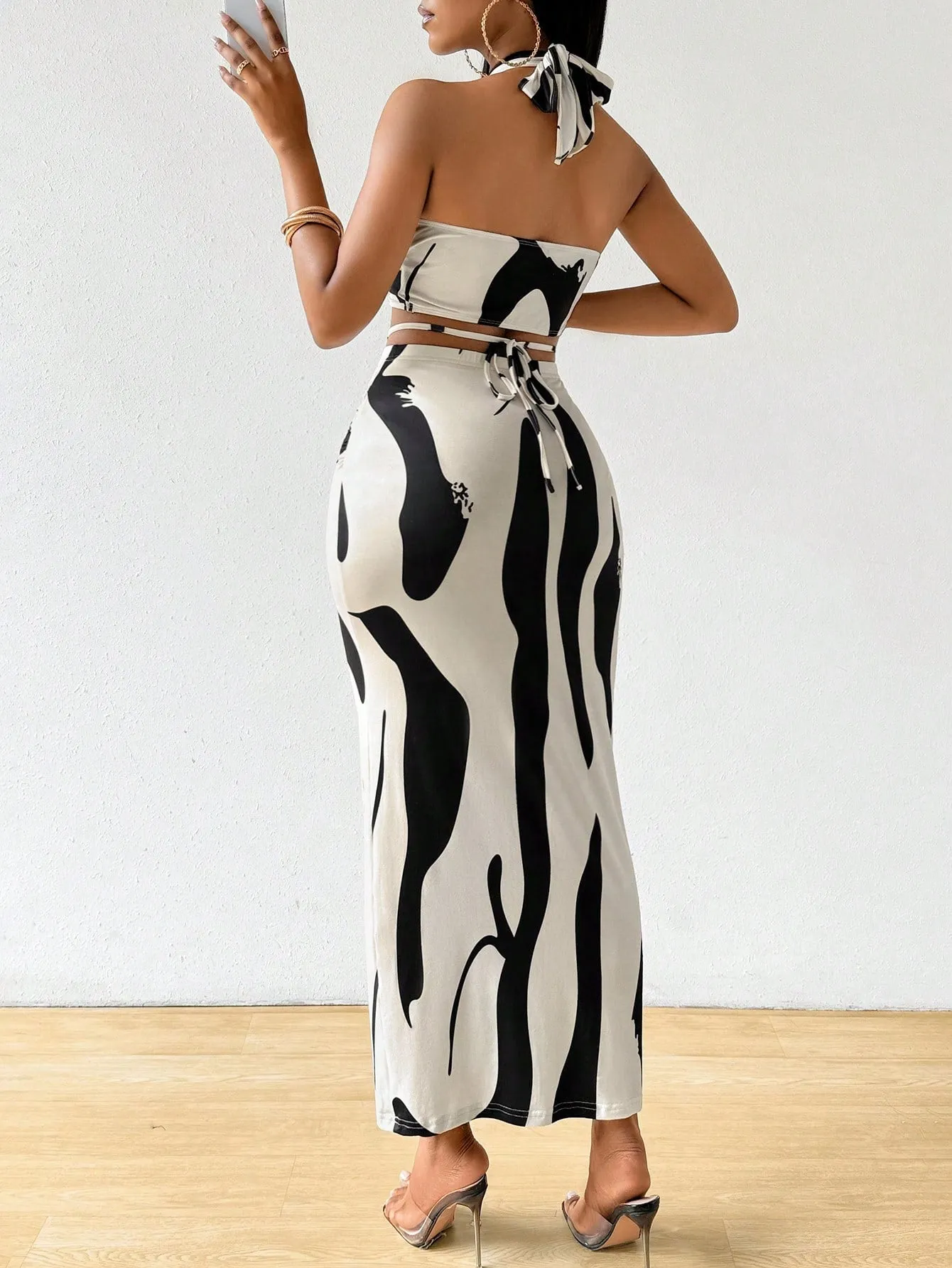 Cherry Vibes Conjunto de dos piezas para mujer en