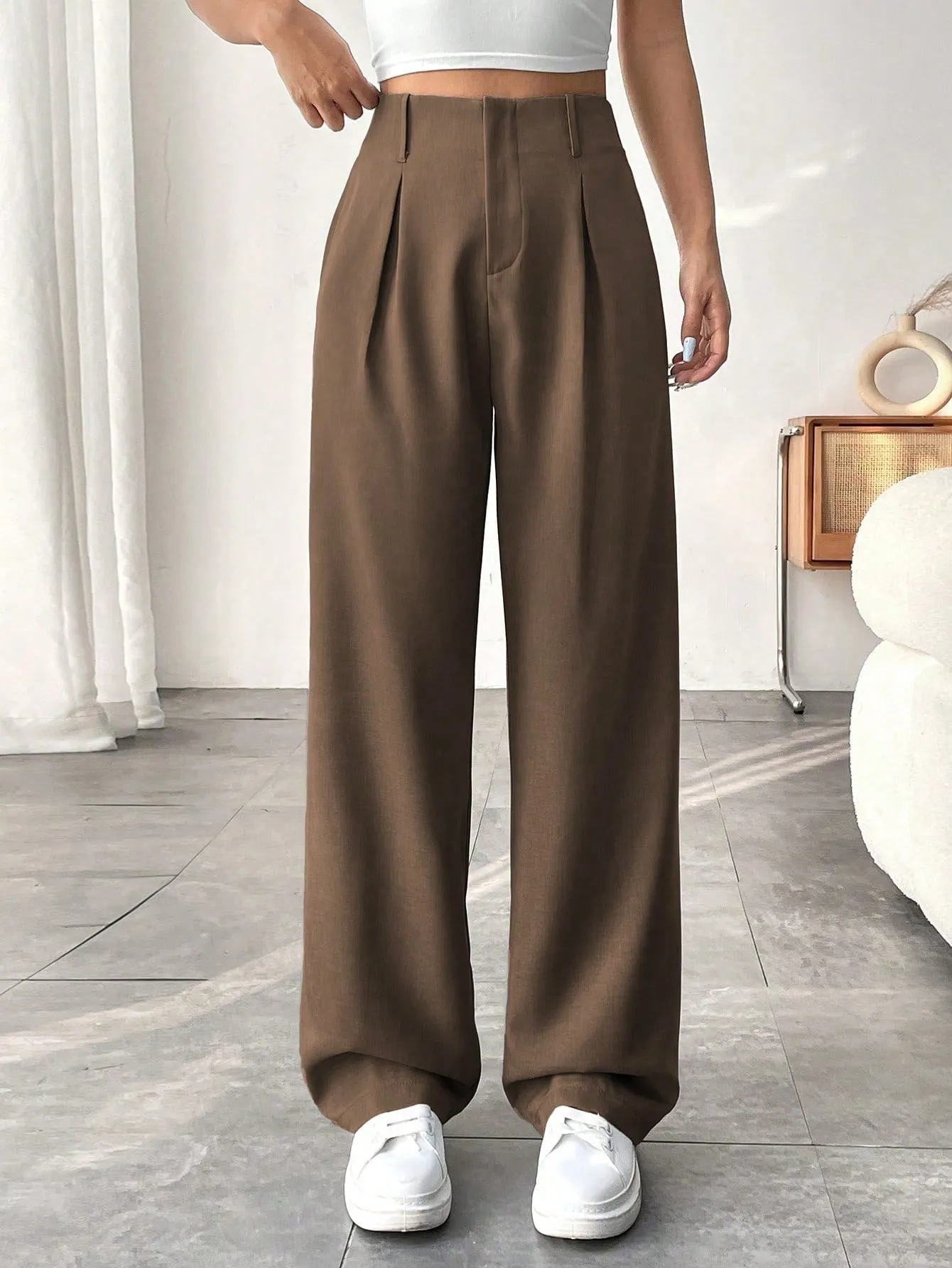 Cherry Vibes: Pantalones Anchos de Mujer en Unicolor 🌈