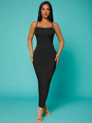Cherry Vibes: Vestido largo ajustado para el verano en