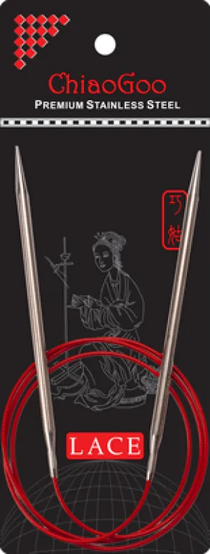 ChiaoGoo Red Lace Circular Needle 60"