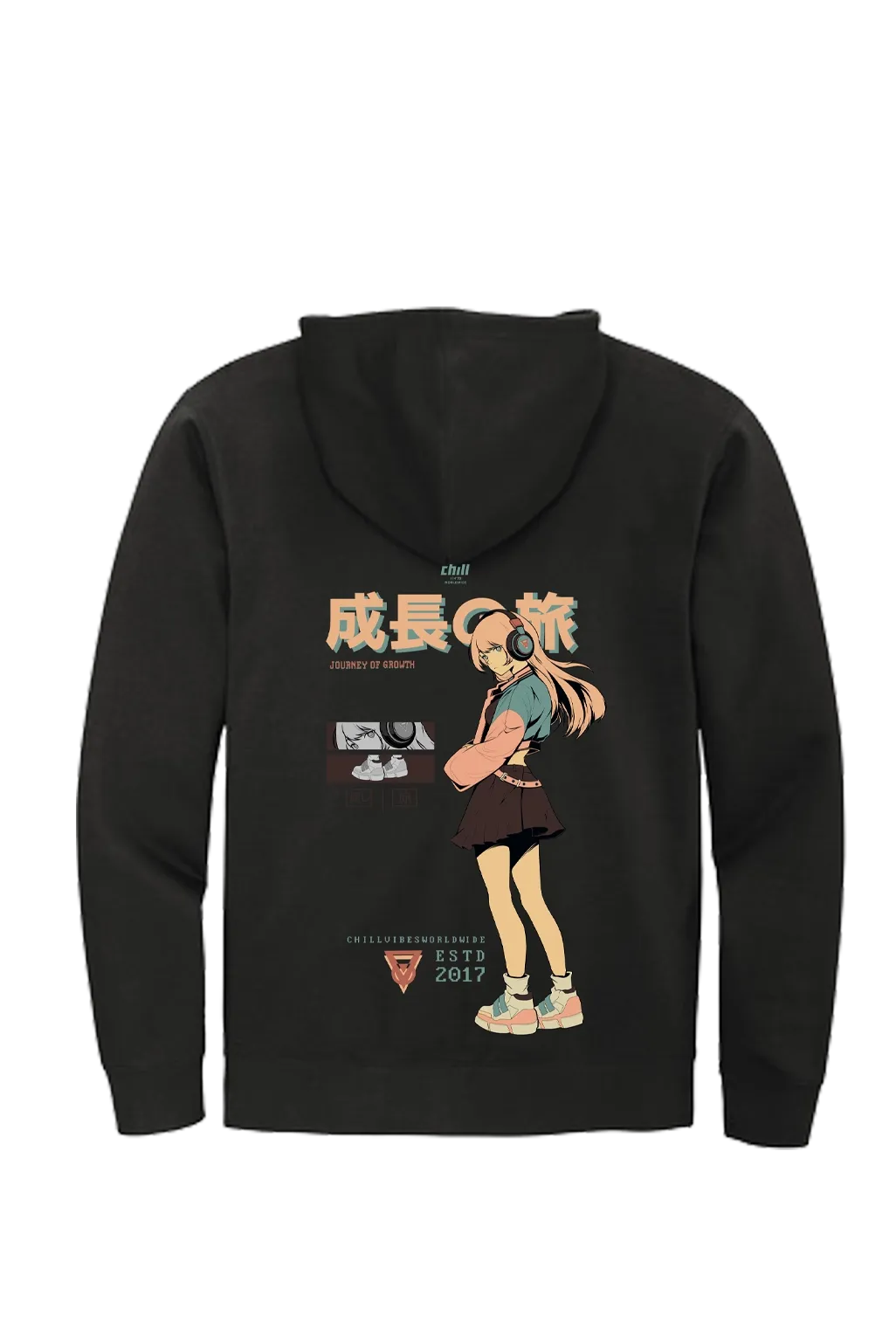 Chill-Fi Girl Zipup Hoodie