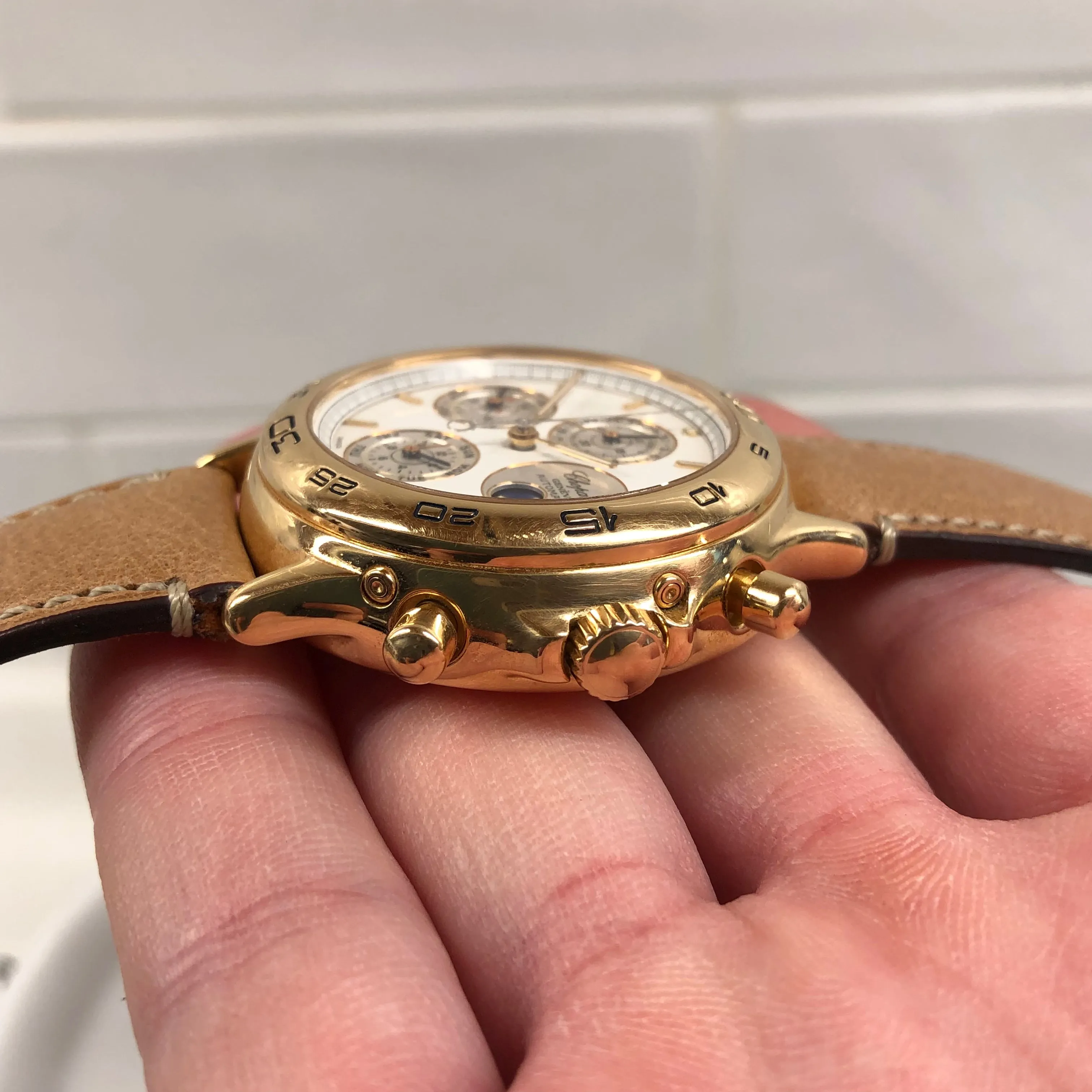 Chopard Classique Perpetual Calendar Chronograph 36/1208 41mm Automatic Limited Edition Wristwatch