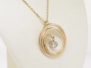 Circular Diamond Pendant