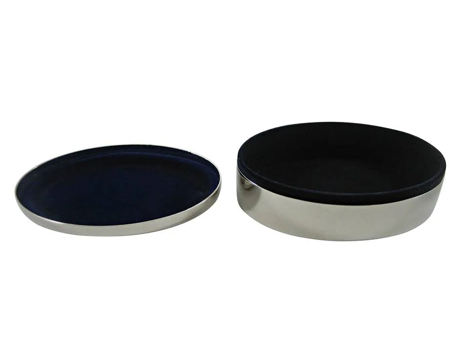 Circular Scotland Flag Pendant Oval Trinket Jewelry Box
