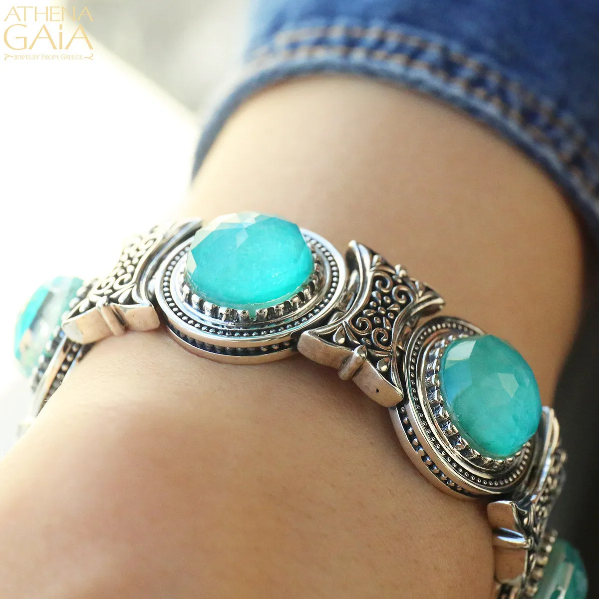 Circular Stone Bracelet