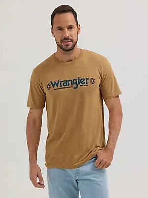 CL112353931 Wrangler Mens T-Shirt -Wrangler Logo w/Aztec