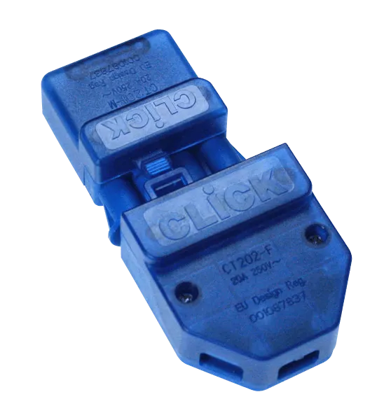 Click CT202C 250V 20A 4 Pin Flow Connector - Screw-Down Cord Grip