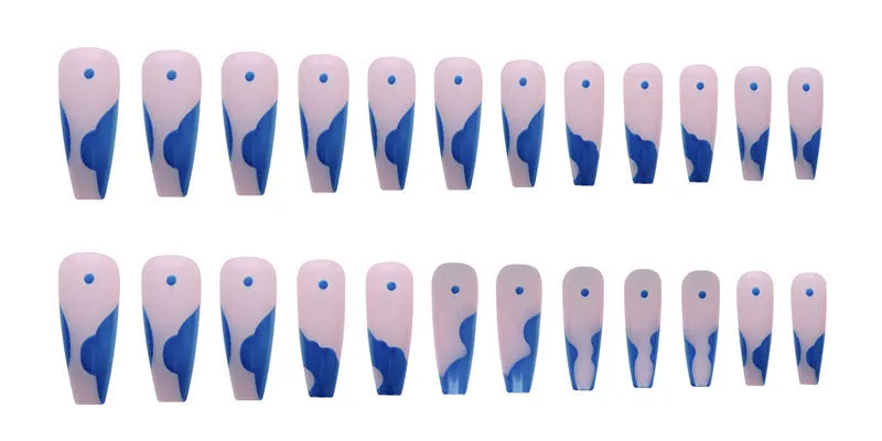 Coffin Art Wave Blue