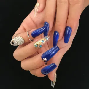 Coffin Golden Blue