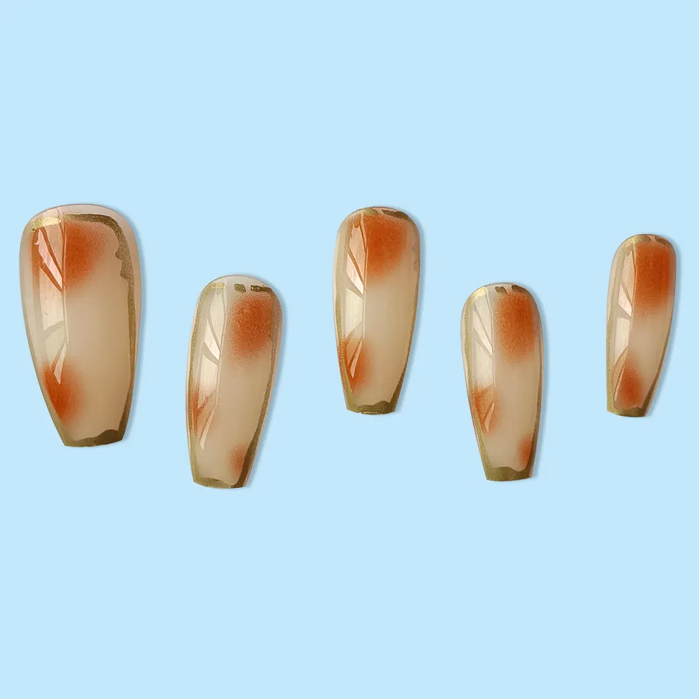Coffin milk coffee color markings