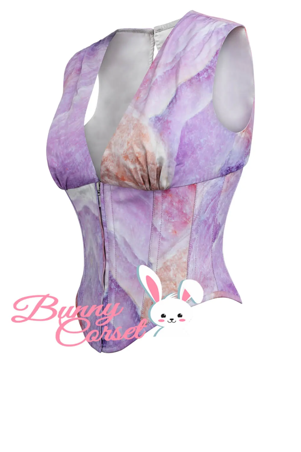 Collins Zipper Underbust Corset