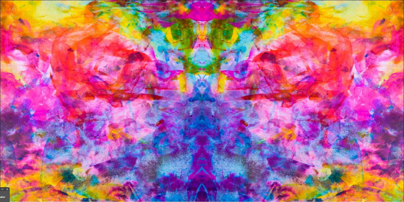 Colorful watercolor Printed Vinyl