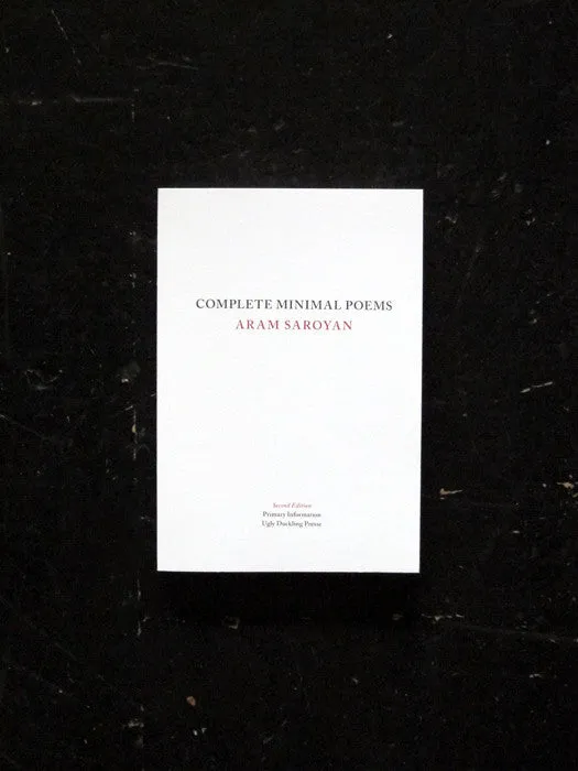 Complete Minimal Poems