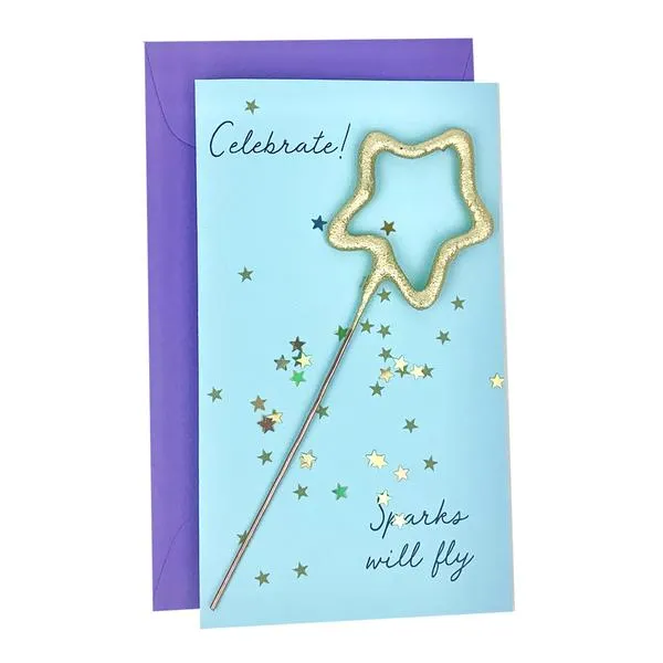Confetti Sparkler Card