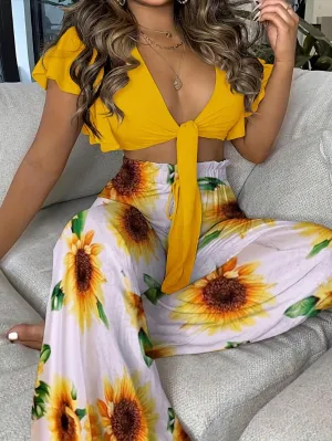 Conjunto de dos piezas Cherry Vibes para mujeres en