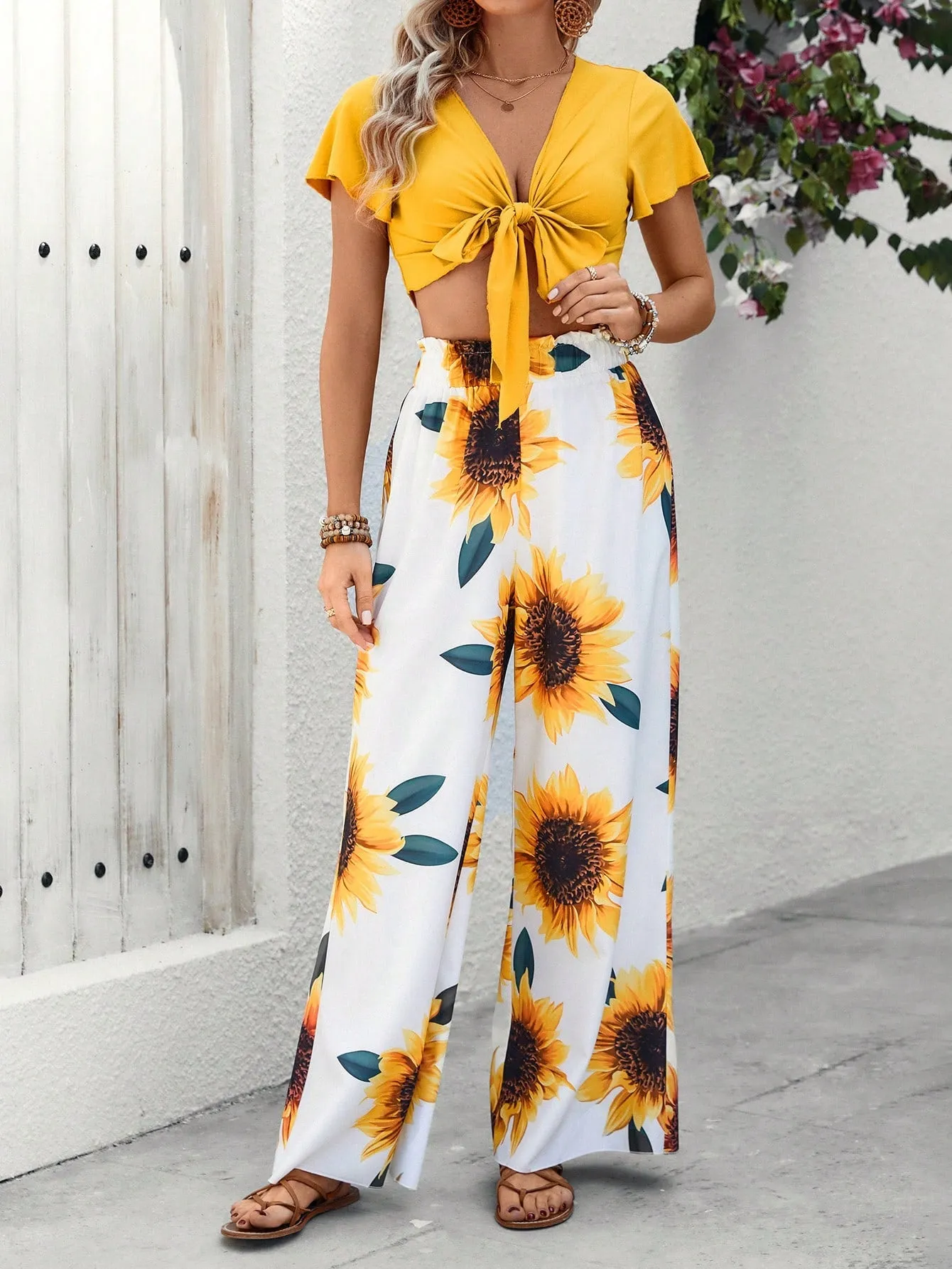 Conjunto de dos piezas Cherry Vibes para mujeres en