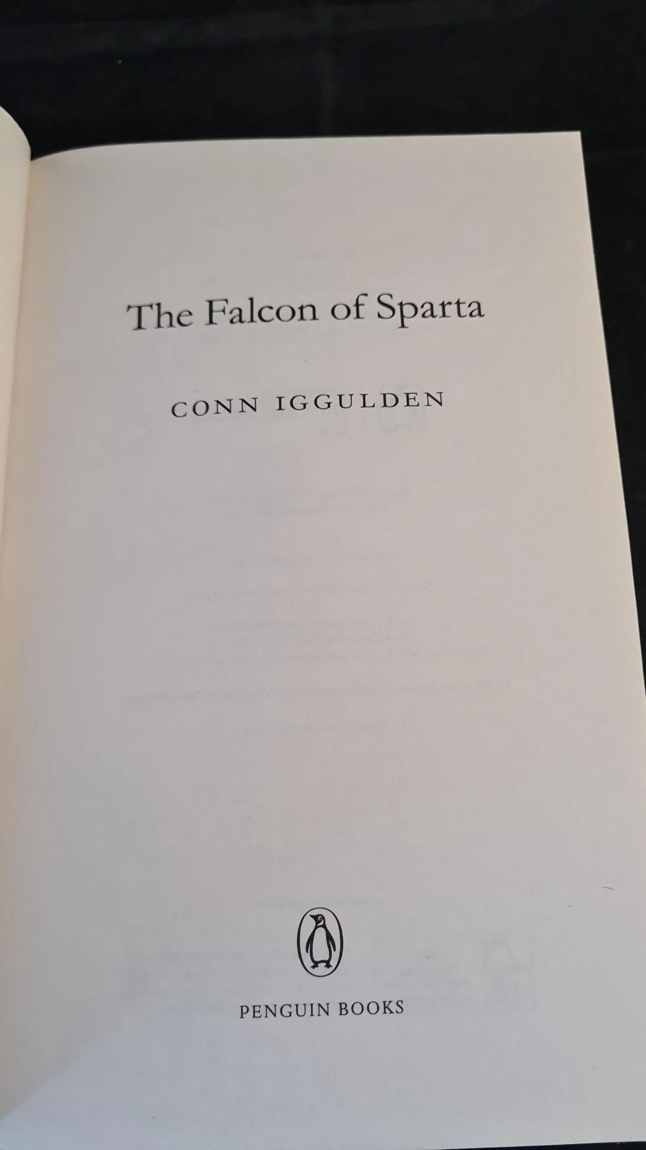 Conn Iggulden - The Falcon of Sparta, Penguin Books, 2019, Paperbacks