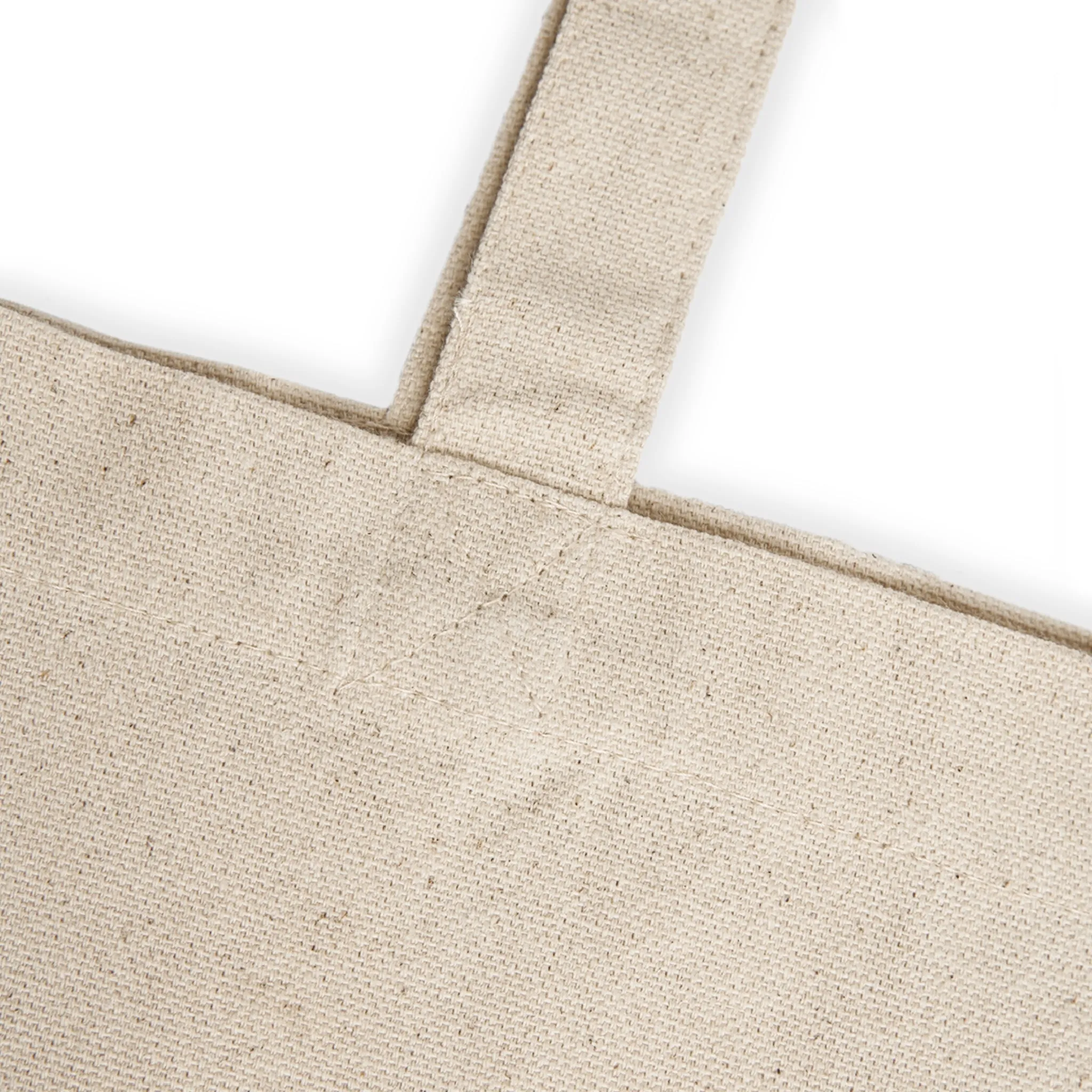 Cotton Canvas Shopping Tote Bag