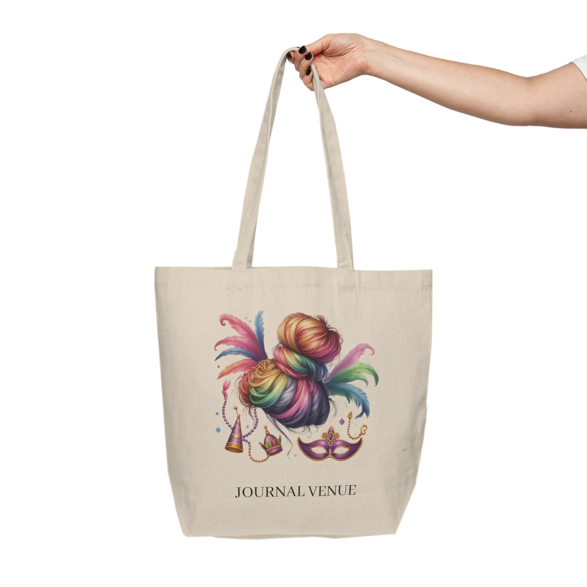 Cotton Canvas Shopping Tote Bag