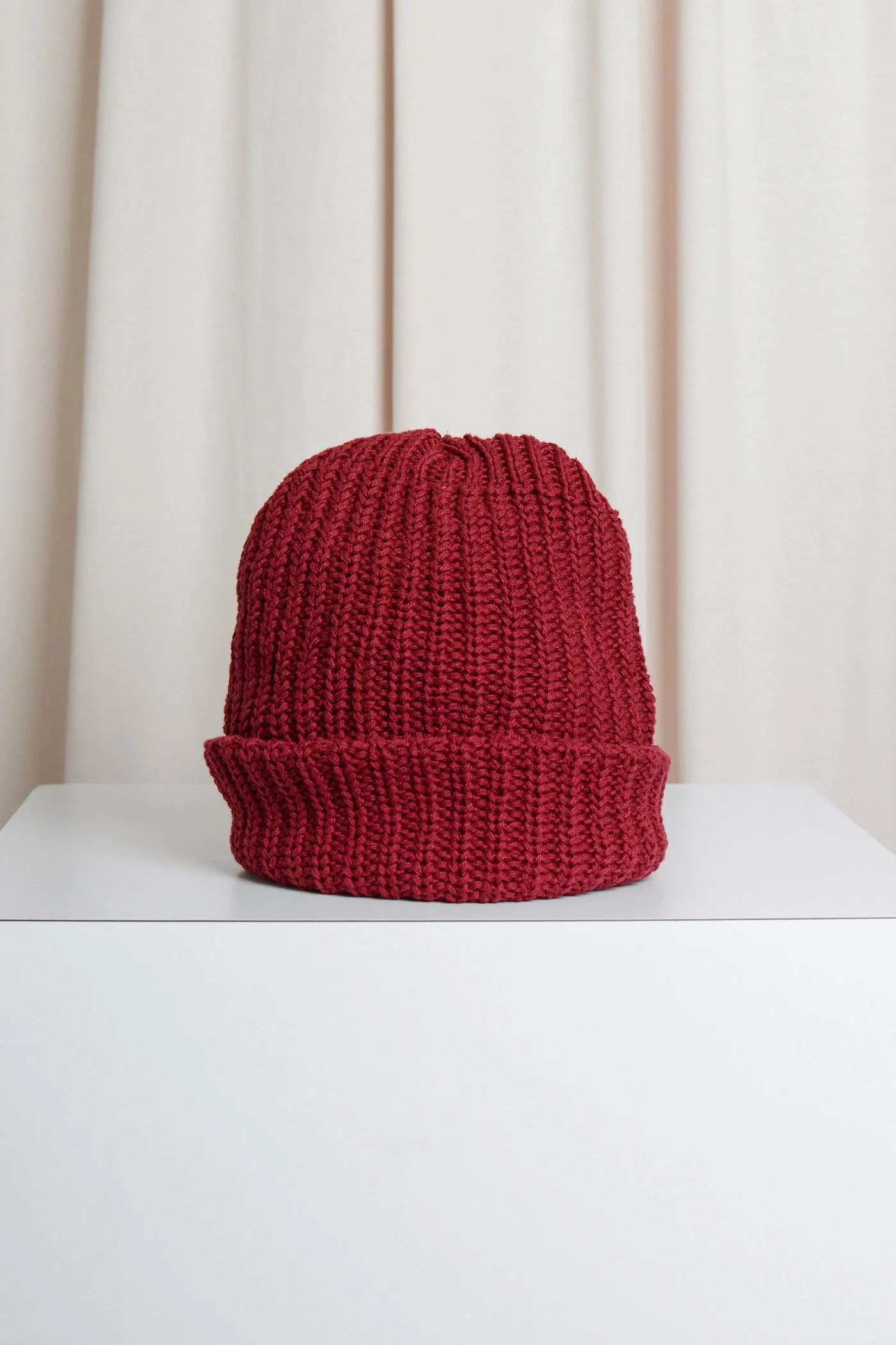 Cotton Rib Knit Beanies