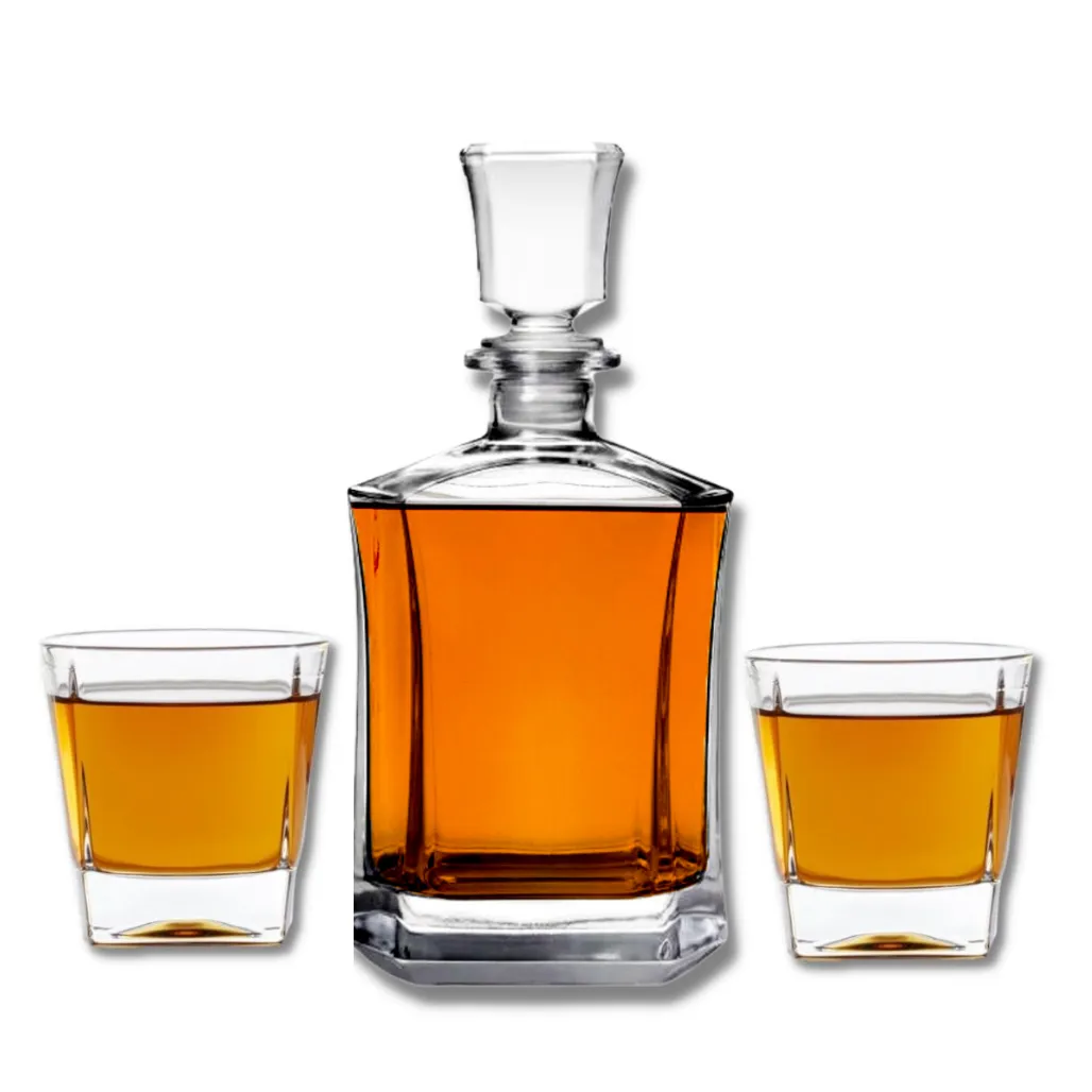 Custom Logo Bentley Whiskey Decanter Set