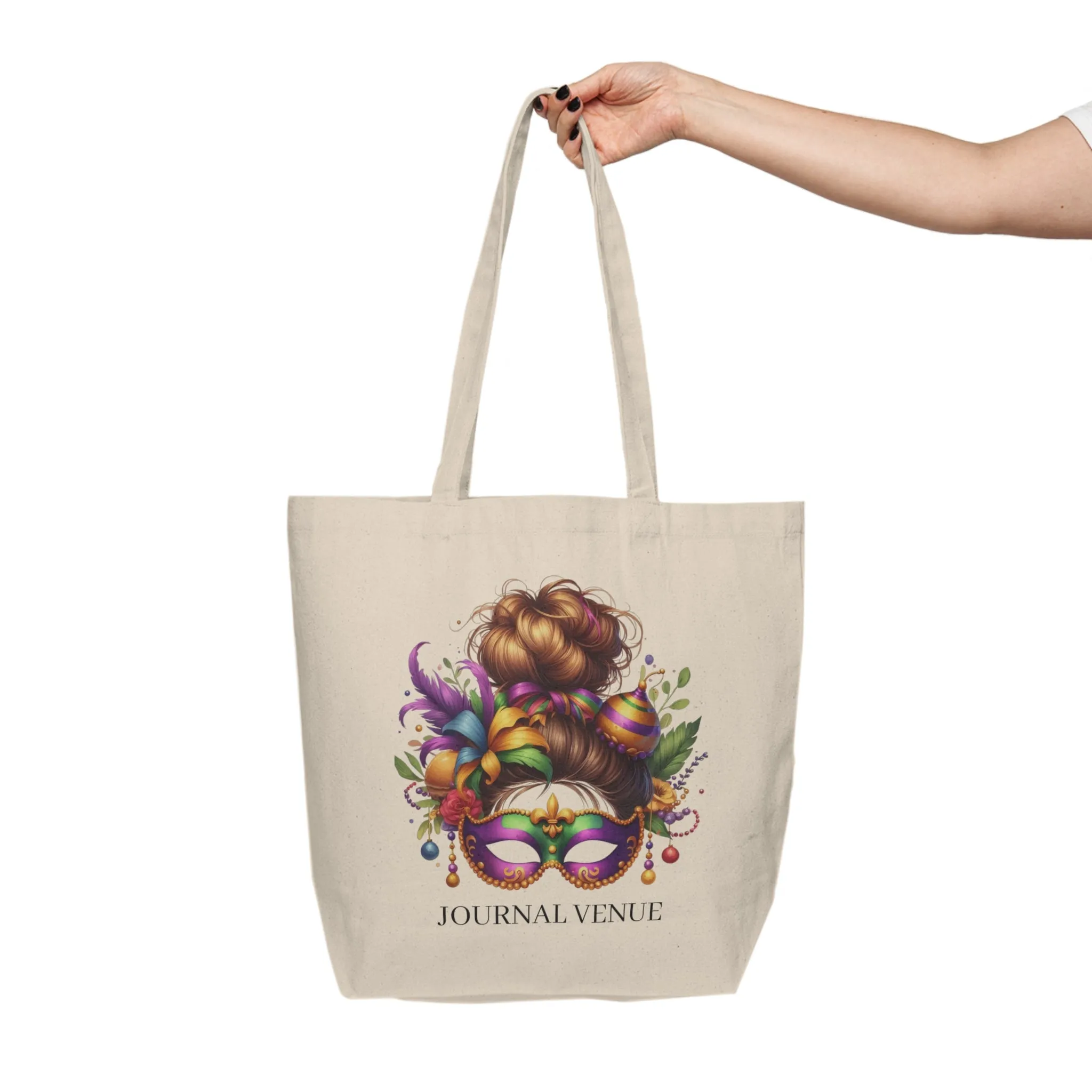 Cute Natural Shopping Tote Bag