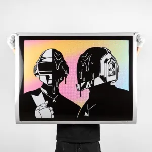 Daft Punk Colour Drip