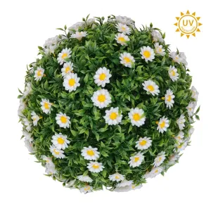 Daisy Topiary Boxwood Orb -Spring Preorder