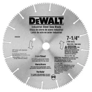 DeWalt® Steel Circular Saw Blades, 7 1/4 in, 16 Teeth, DW3330