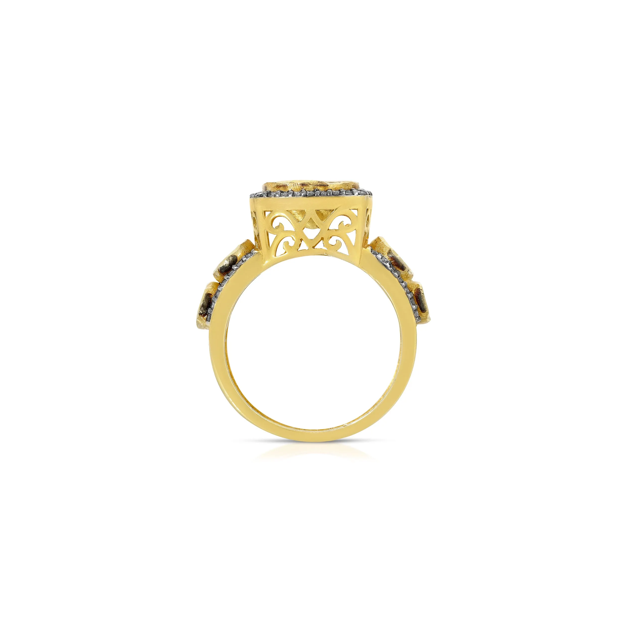 Diamond Maharani Cocktail Ring