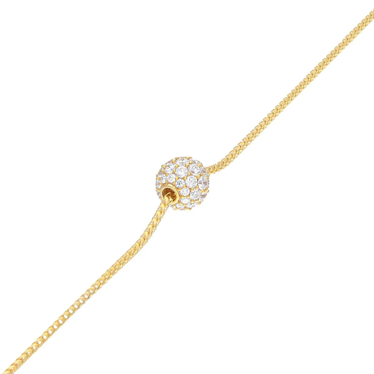 Diamond Orb Necklace (7mm)