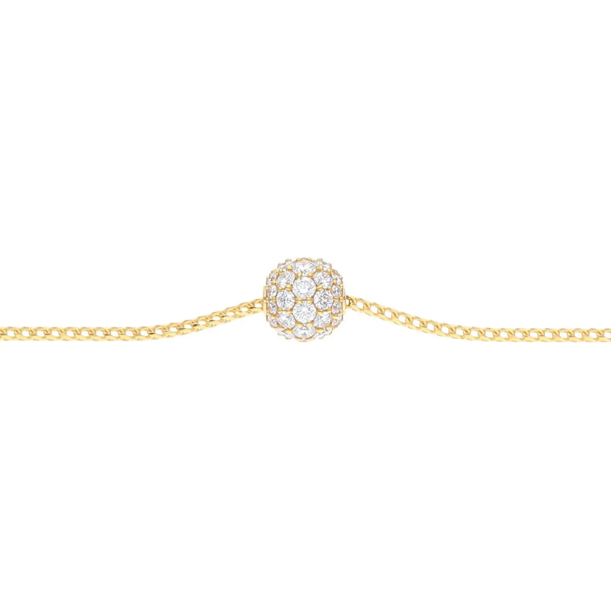 Diamond Orb Necklace (7mm)