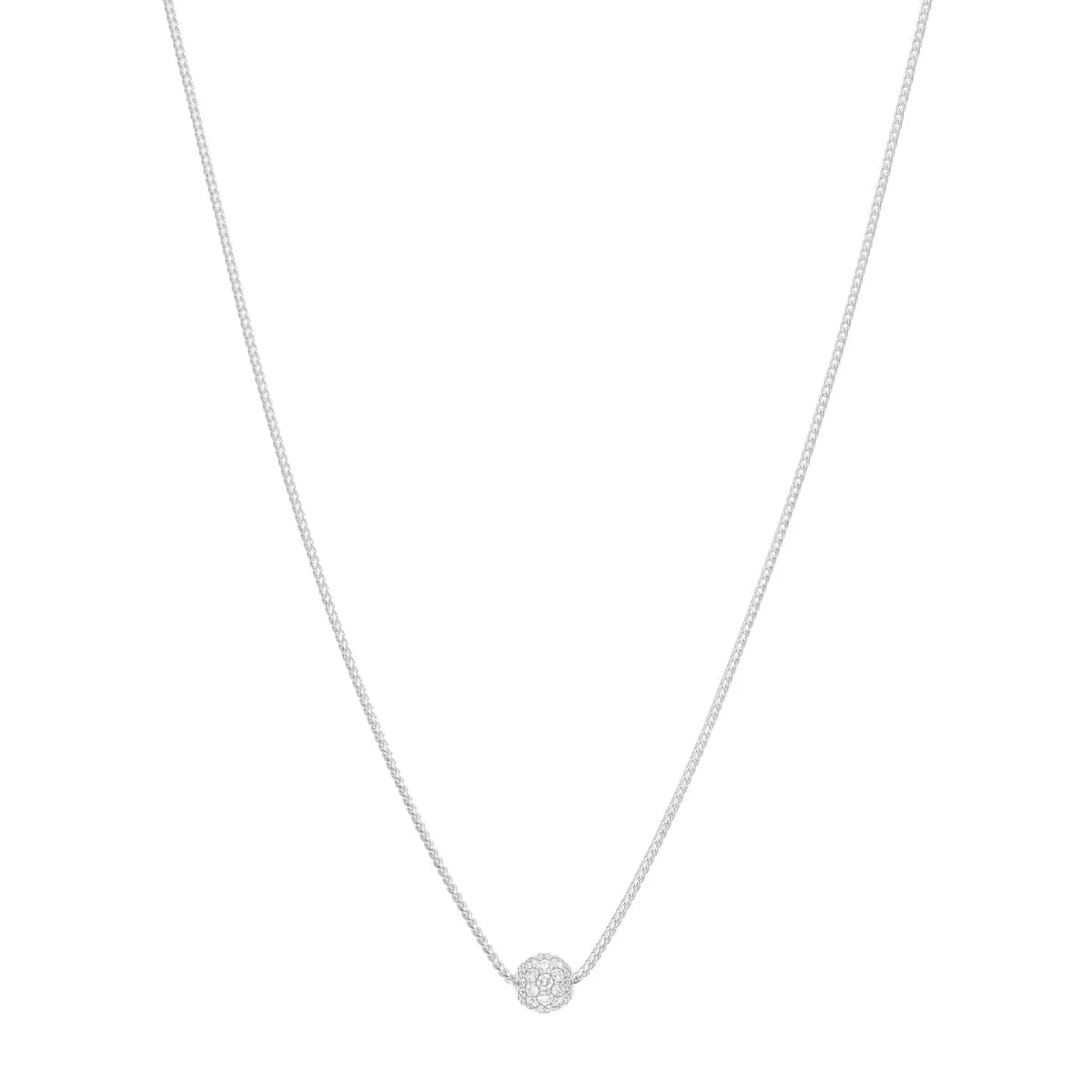 Diamond Orb Necklace (7mm)