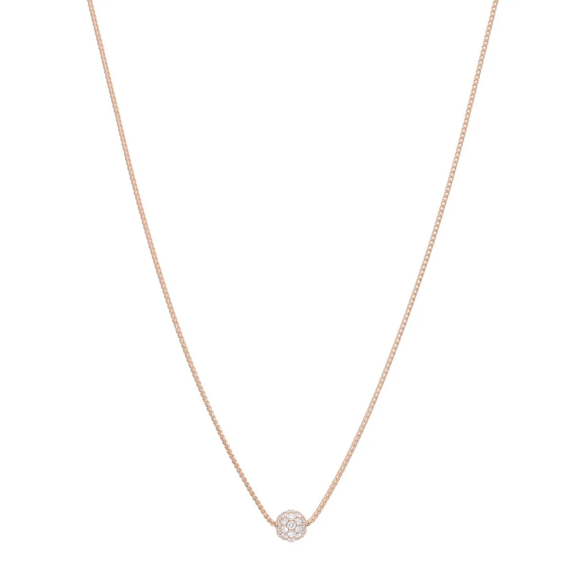 Diamond Orb Necklace (7mm)