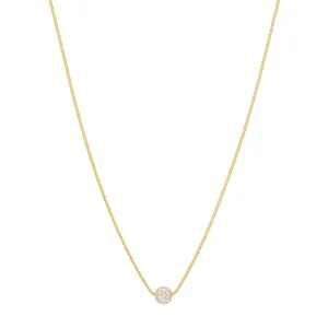 Diamond Orb Necklace (7mm)